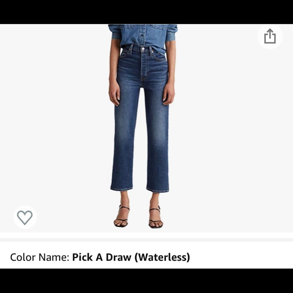 Levi’s Ribcage straight ankle jeans. Brand new with tags.